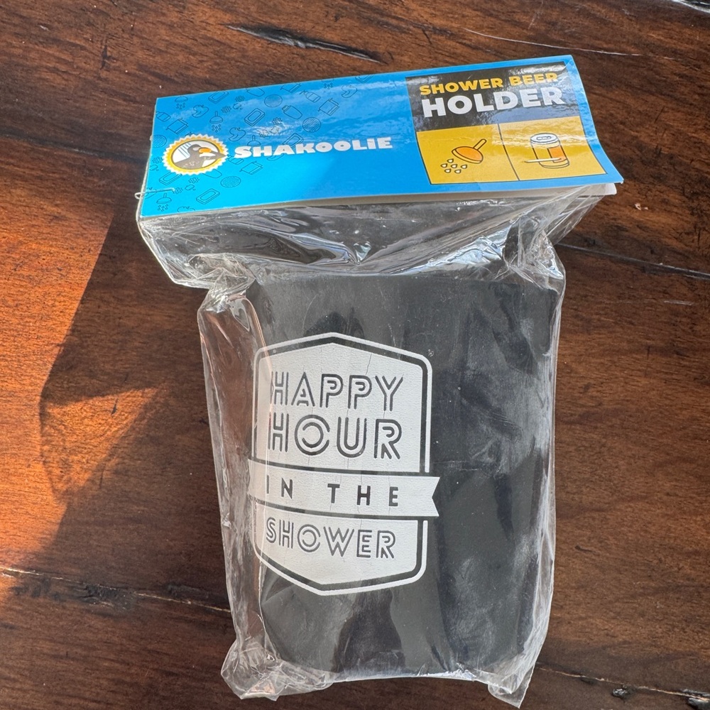 Black Shower Beer Holder